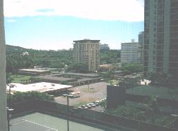 Looking over Kapiolani Park.