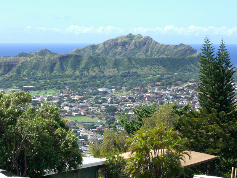 diamond head from Waialae Nui Ridge