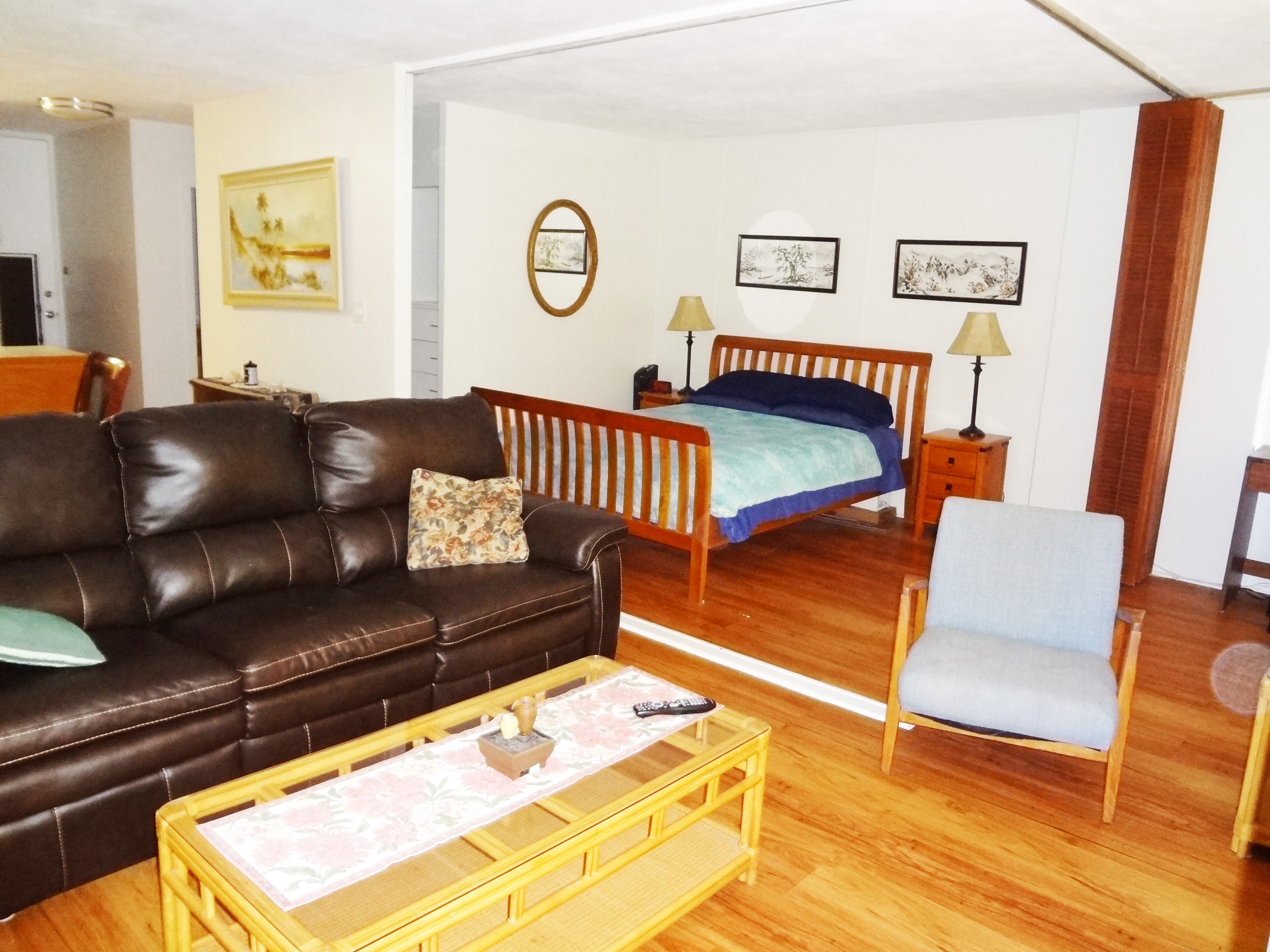 sleeping area